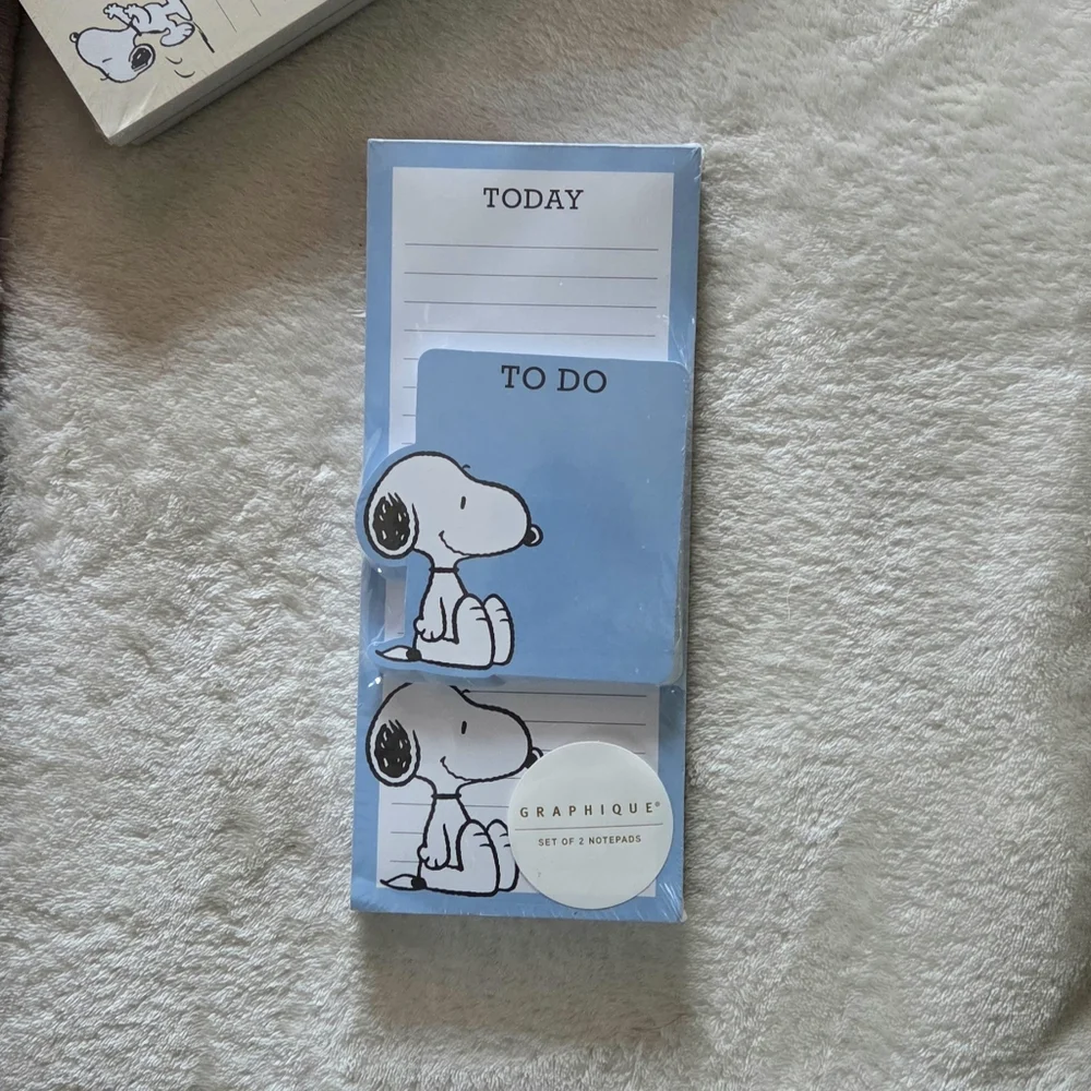 Graphique Peanuts Snoopy Notepad Set - Picture 1 of 4